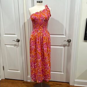 New! Japna Maxi Dress One Shoulder Size Medium